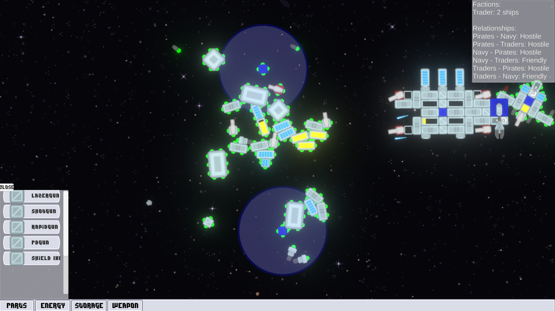 Ship In Combat